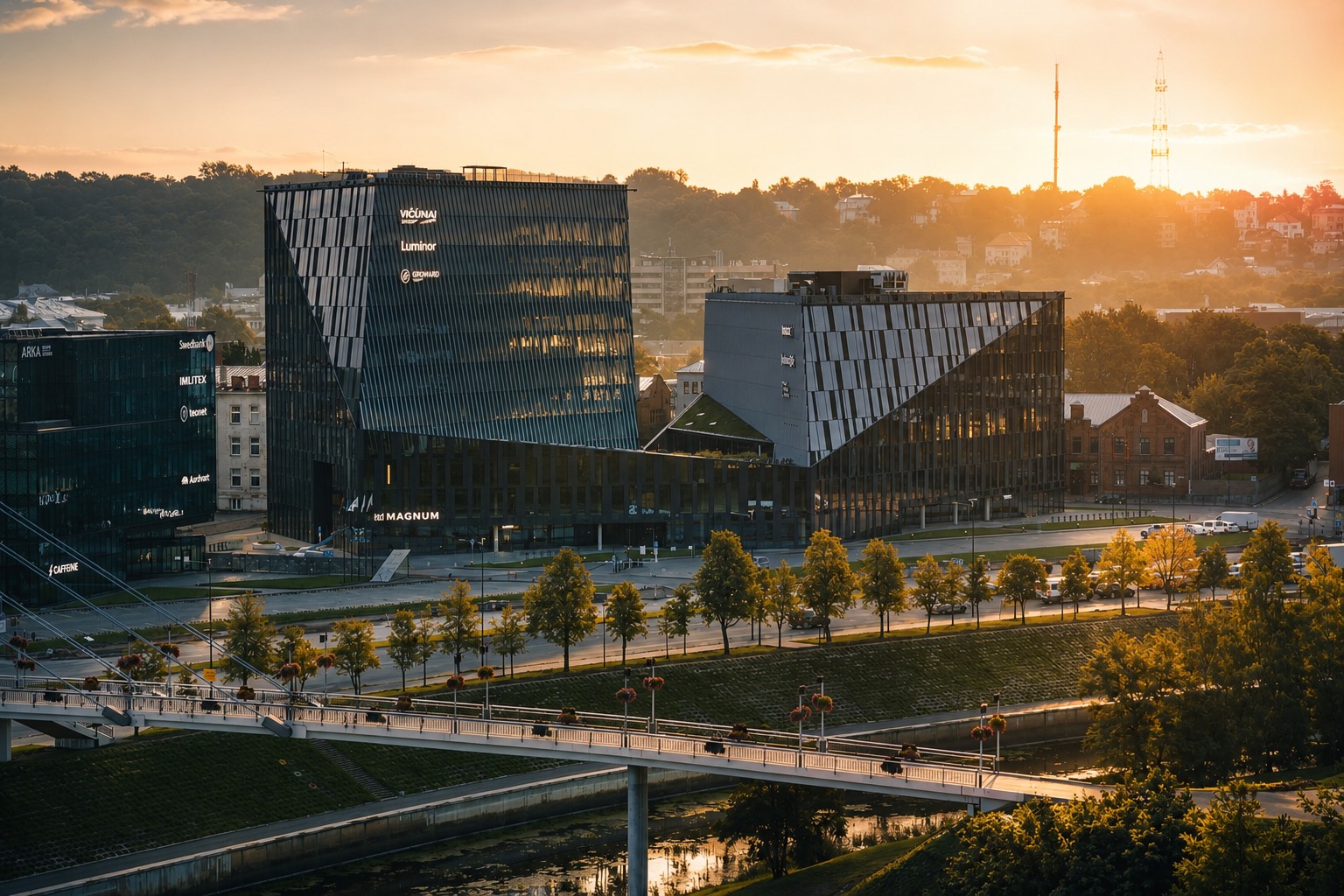 The Magnum building on Karaliaus Mindaugo prospektas, Kaunas, where the ScriptX office is